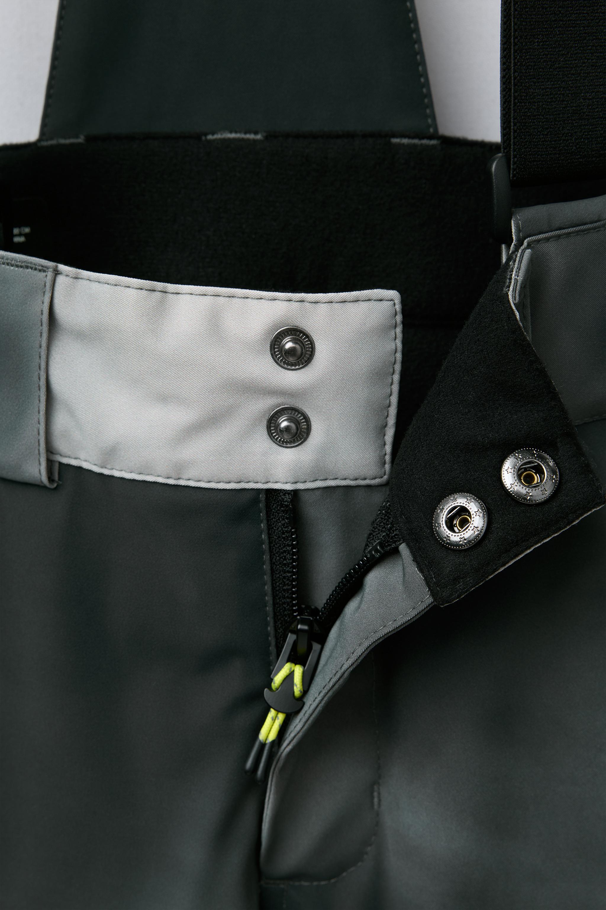 TIE-DYE WATER RESISTANT AND WINDPROOF BIB PANTS RECCO® SYSTEM SKI COLLECTION