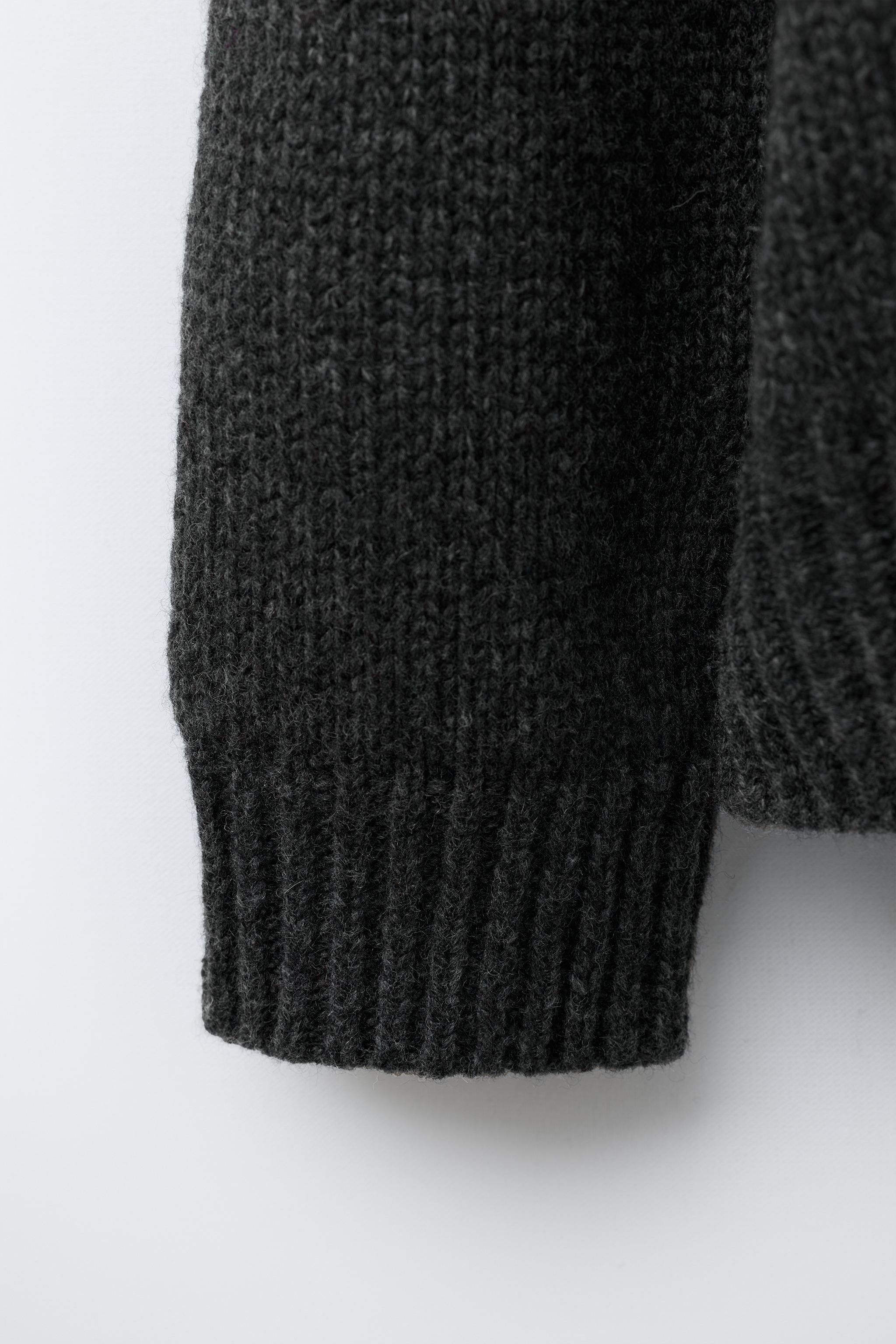 EMBROIDERED MOUSE WOOL BLEND KNIT JUMPER