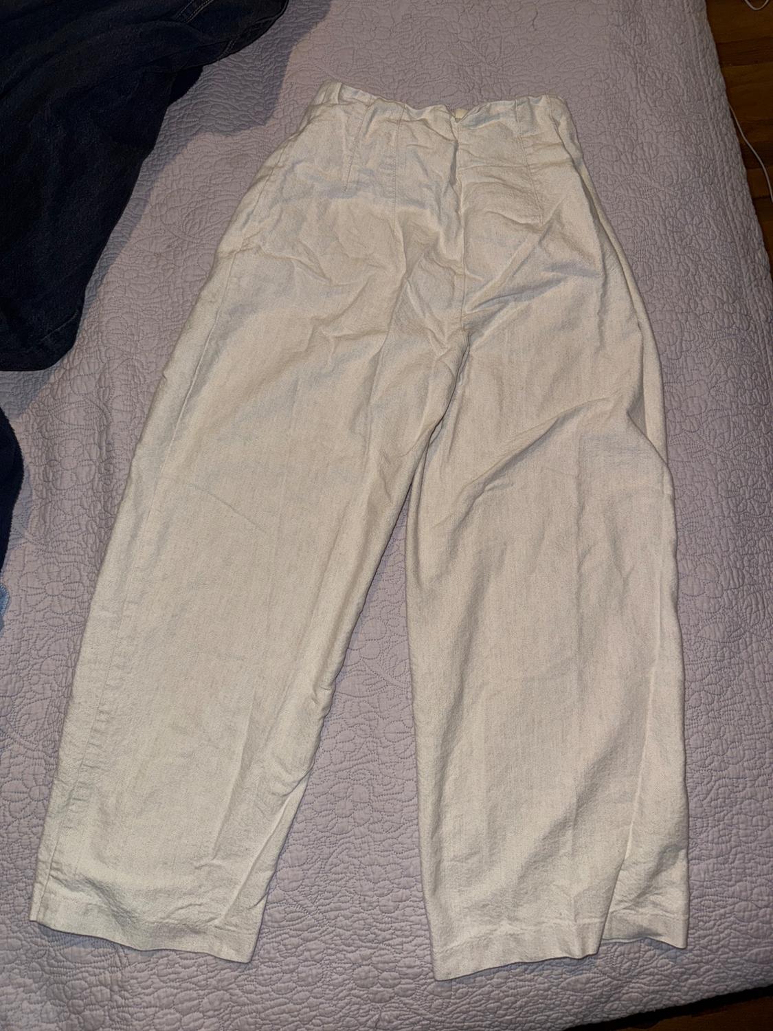 STRAIGHT FIT HIGH-WAISTED PANTS - Image 2
