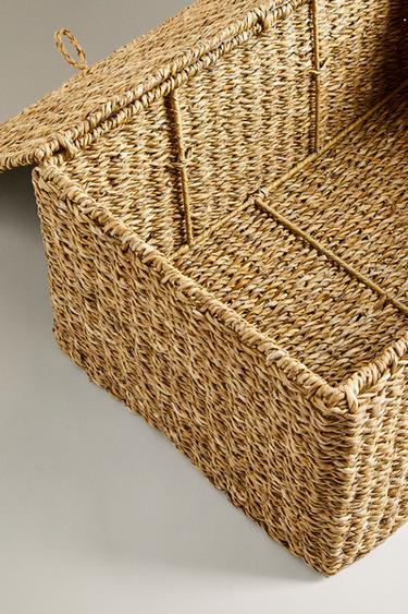 CORBEILLE ALGUES COUVERCLE - Marron de Zara - Image 3