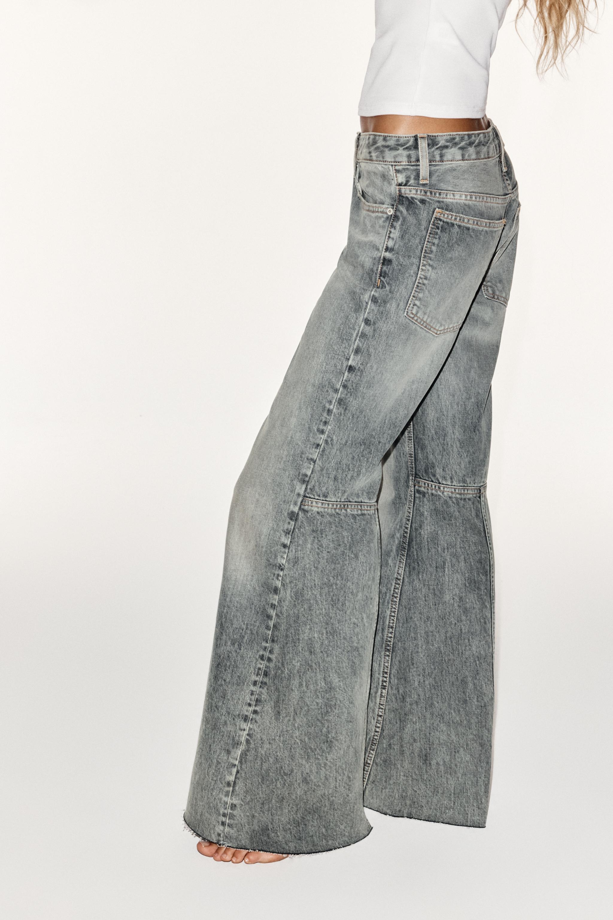 TRF LOW-RISE SUPER flare JEANS