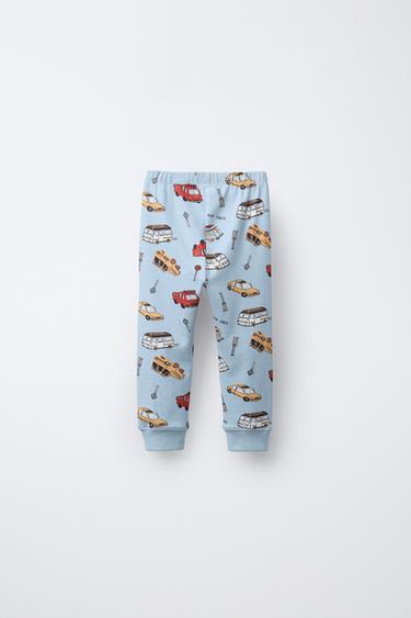 2-6 YEARS/ CAR PRINT PYJAMAS - Blue by Zara - Image 4