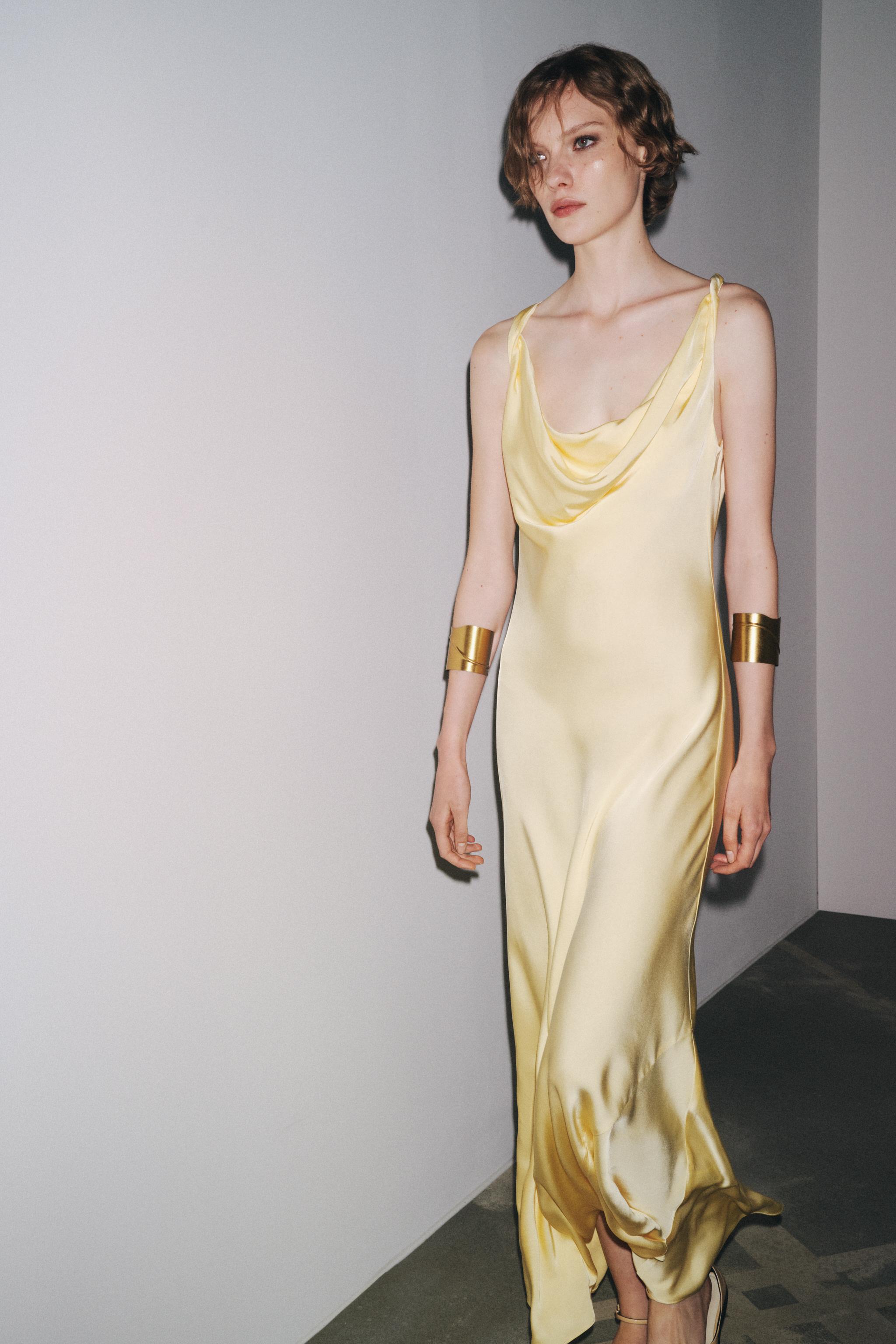 ZW COLLECTION SATIN LONG DRESS