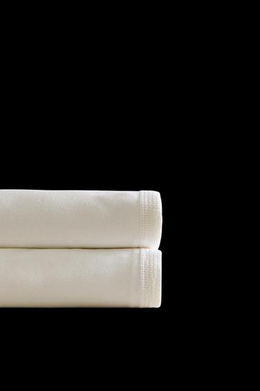 Zara EMBROIDERED BEDSPREAD - White - Image 0