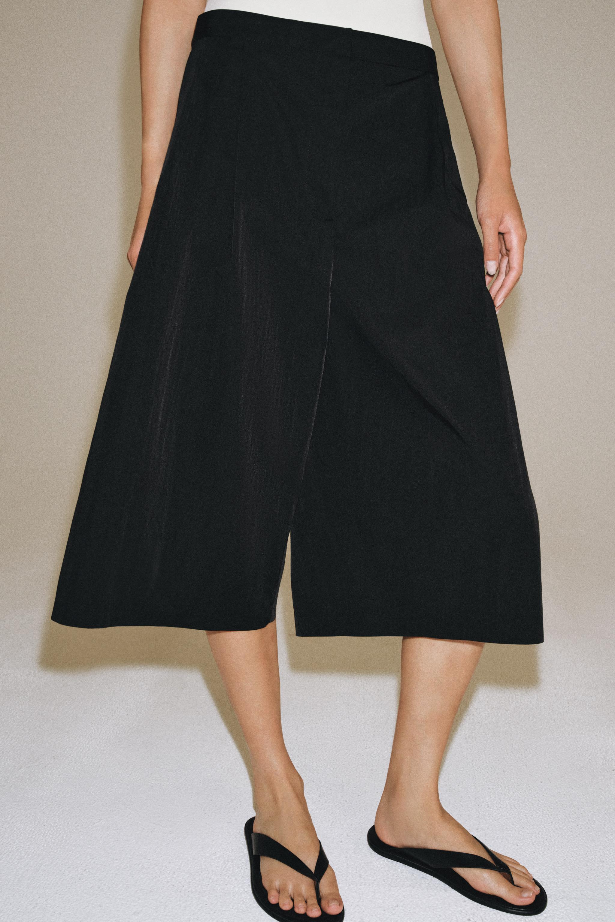 Женские шорты Zara ZW COLLECTION TECHNICAL BERMUDA SHORTS — фото 4