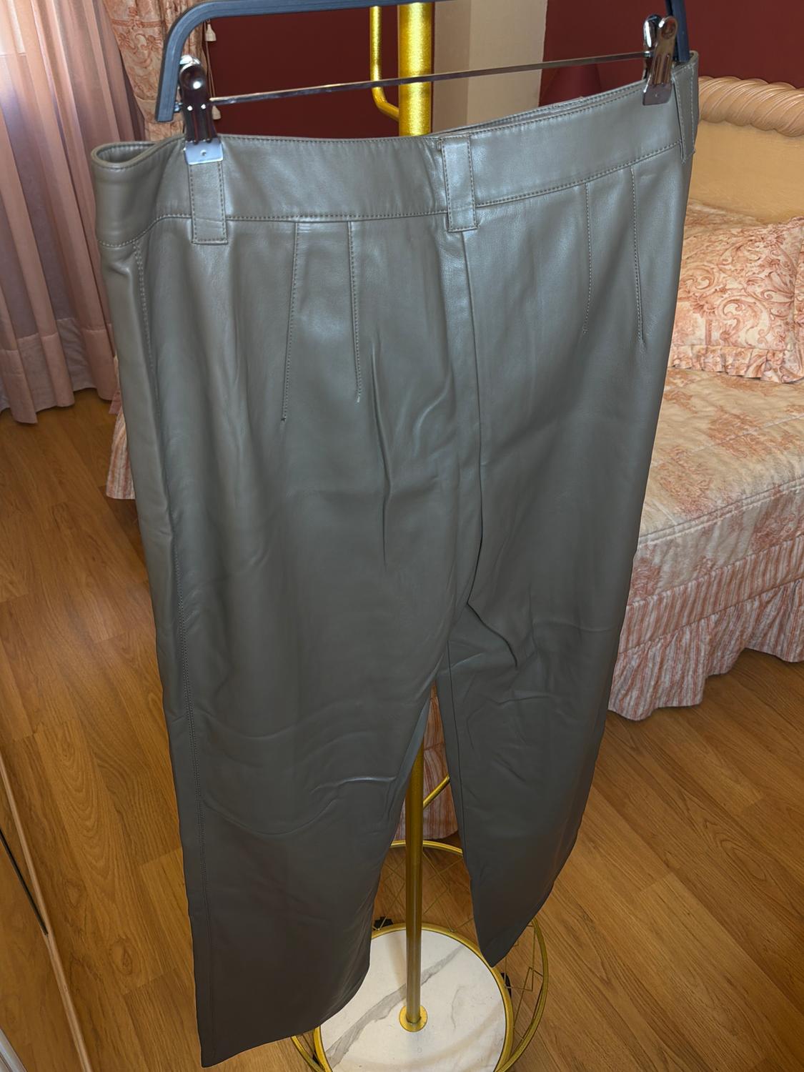 FAUX LEATHER FRANÇOISE FULL LENGTH TROUSERS - Image 6
