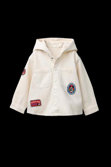 HEMDJACKE MIT MICKEY MAUS © DISNEY-AUFNÄHERN - Cremefarben von Zara - Bild 0