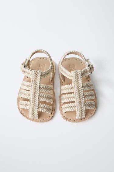 SANDALES PÊCHEUR PLAGE SOFT EN COTON - Blanc écru de Zara - Image 3