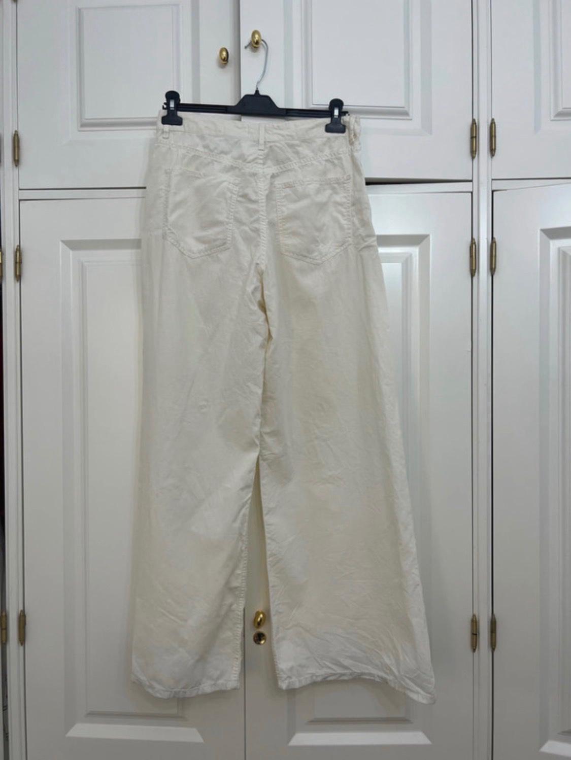 FULL LENGTH LINEN BLEND TROUSERS - Image 2