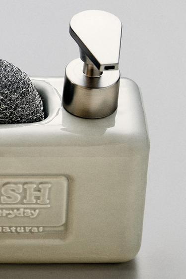 DISTRIBUTEUR LIQUIDE VAISSELLE RANGEMENT - Grisâtre de Zara