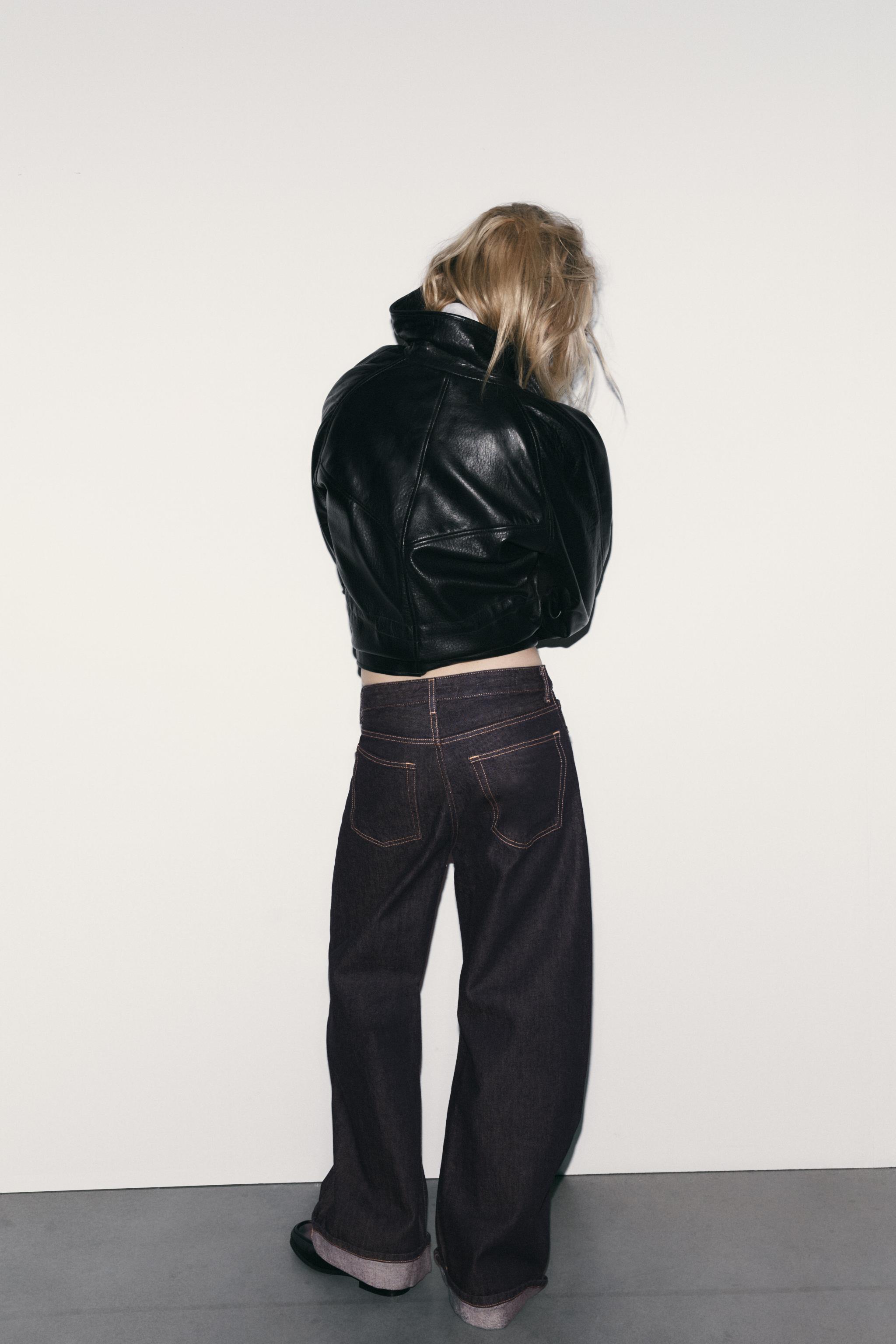 JEAN TRF BAGGY FOLDED TAILLE MI-HAUTE