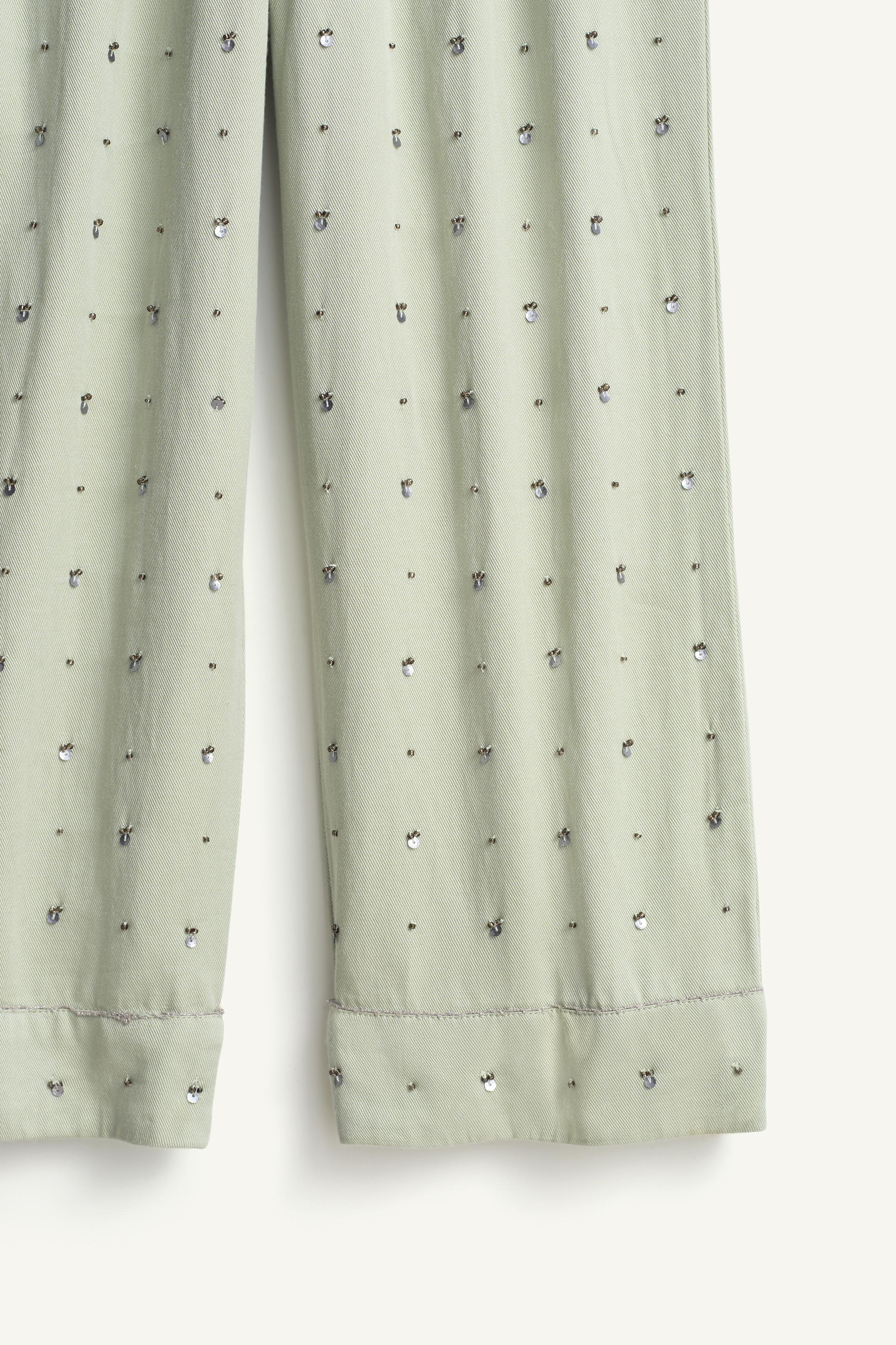 LIMITED EDITION RELAXED SEQUIN PANTS
