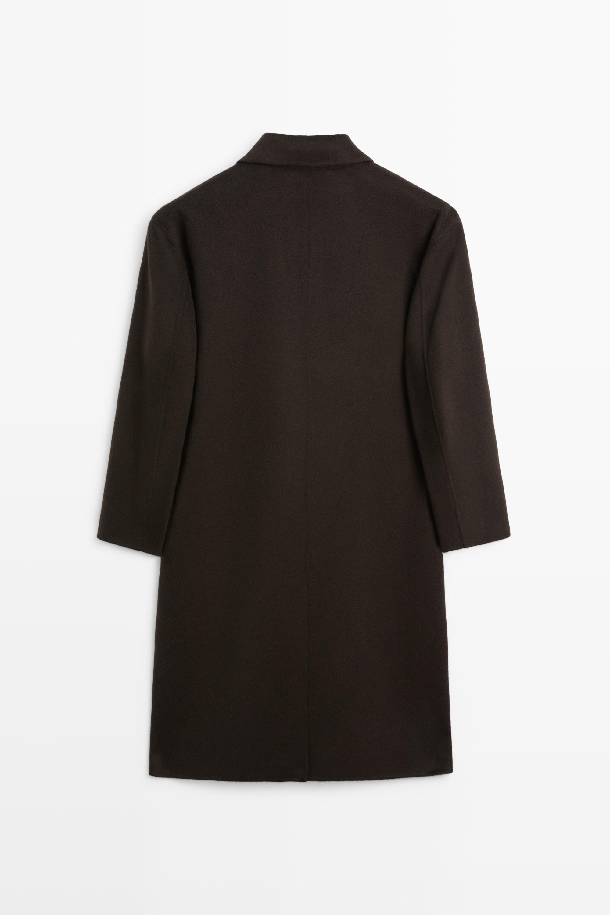 Manteau en double étoffe 100 % cachemire