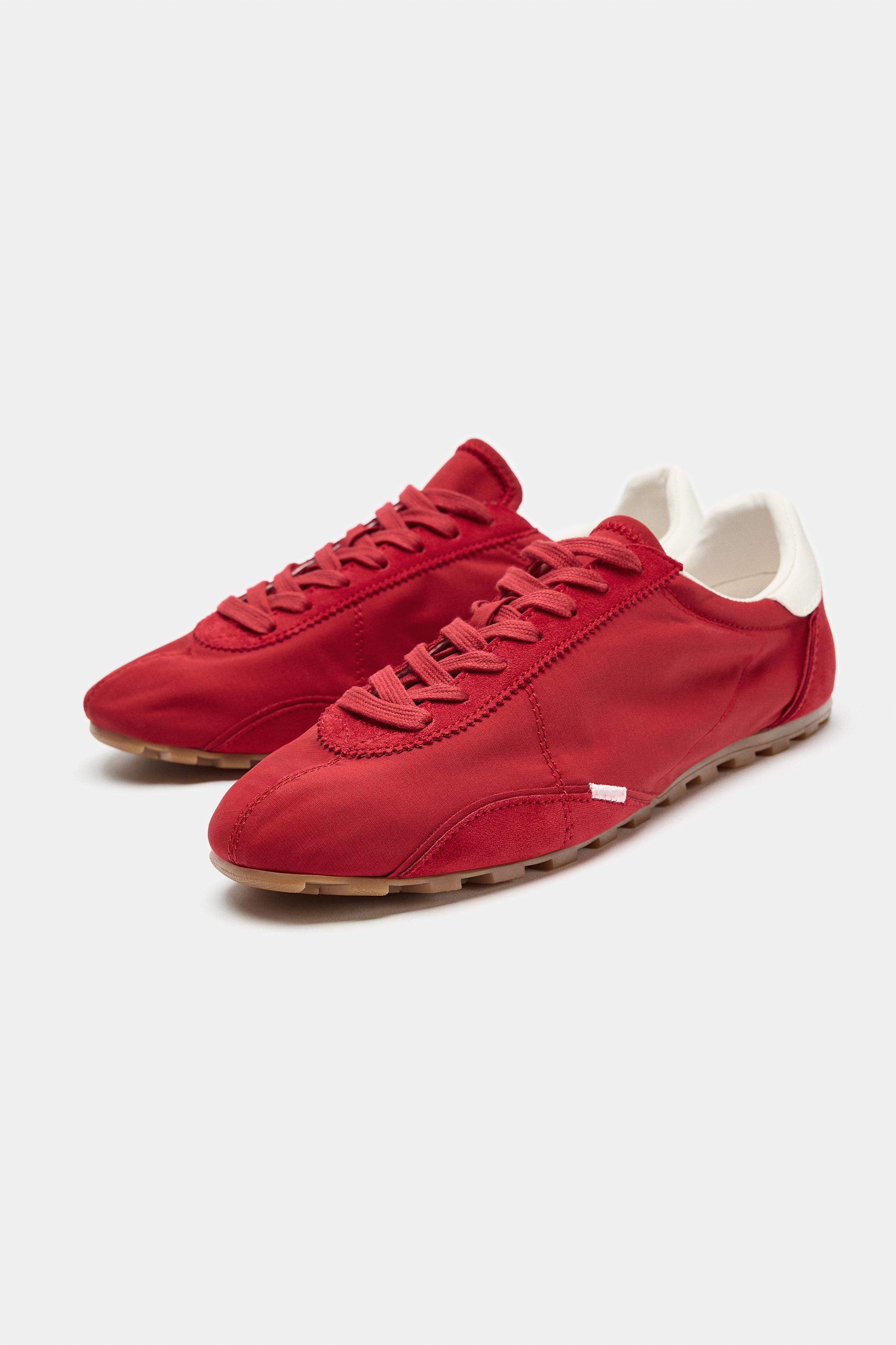 Женские кроссовки Zara HEEL COUNTER SNEAKERS — фото 4