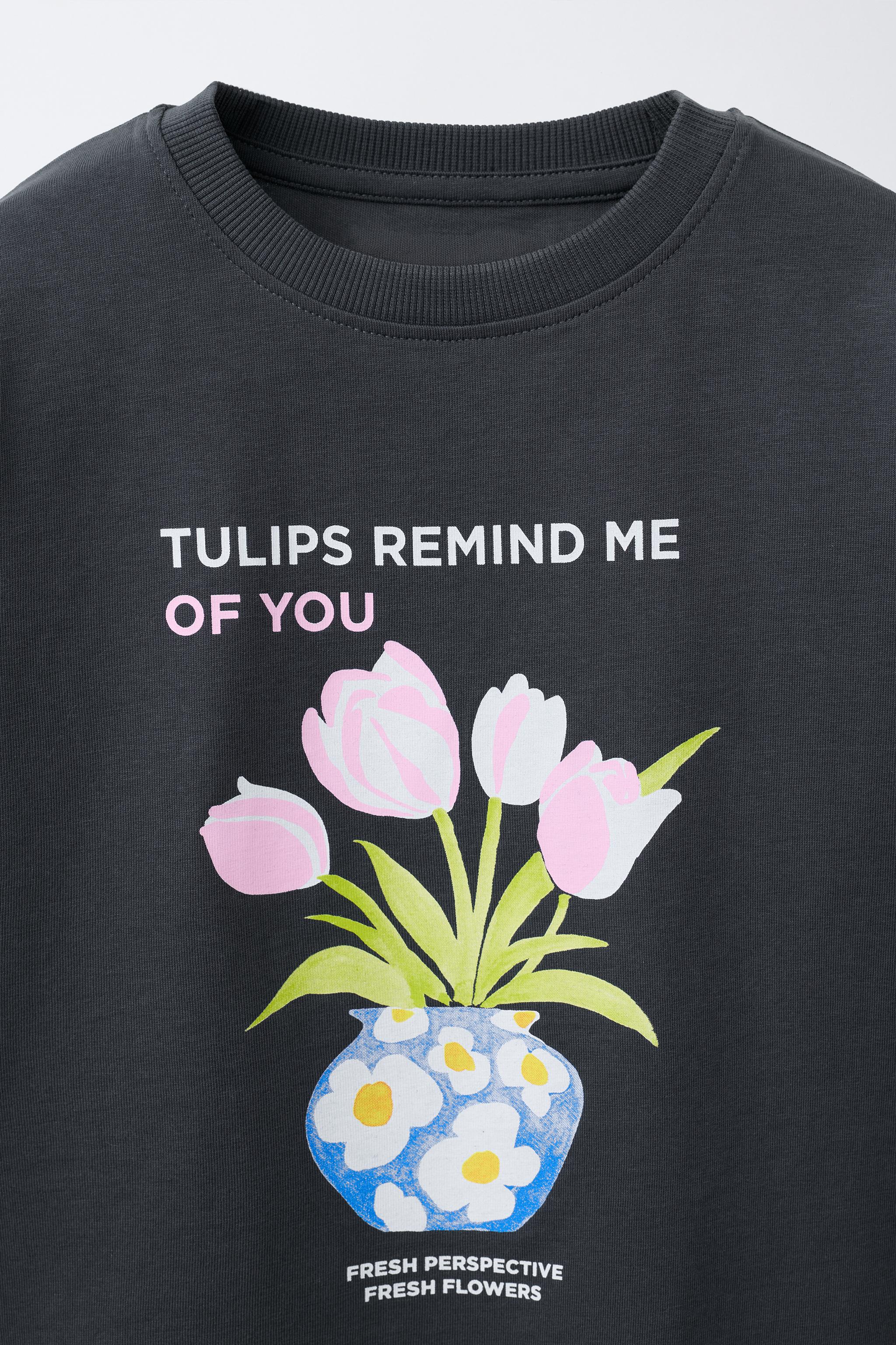 FLORAL PRINT T-SHIRT