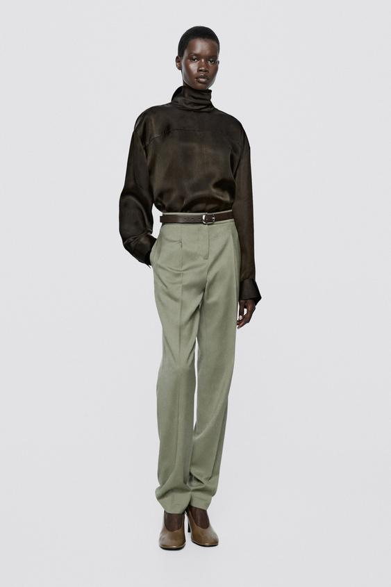 Pantalón traje slim fit - LIMITED EDITION - 897 de Zara - Imagen 0