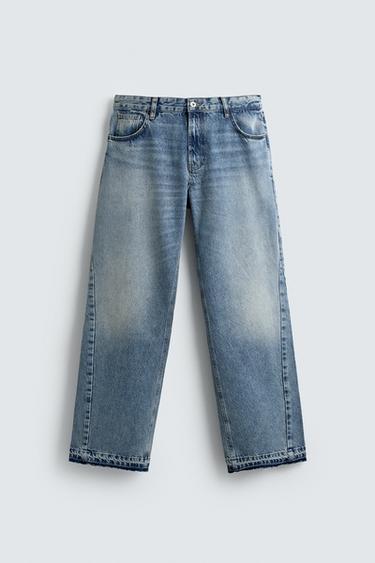 FLARE FIT JEANS - Mid-blue by Zara