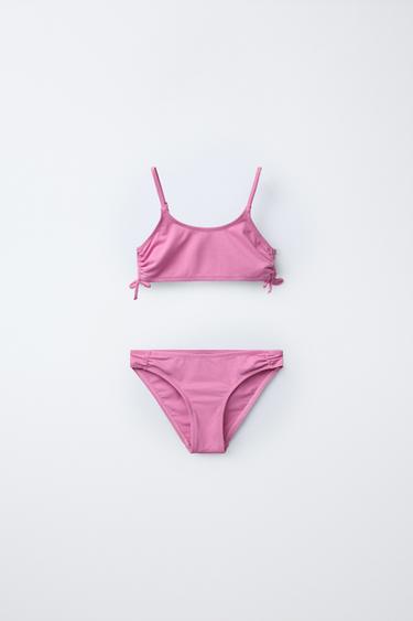 6-14 AÑOS/ BIKINI BRILLOS LACITOS - Rosa de Zara