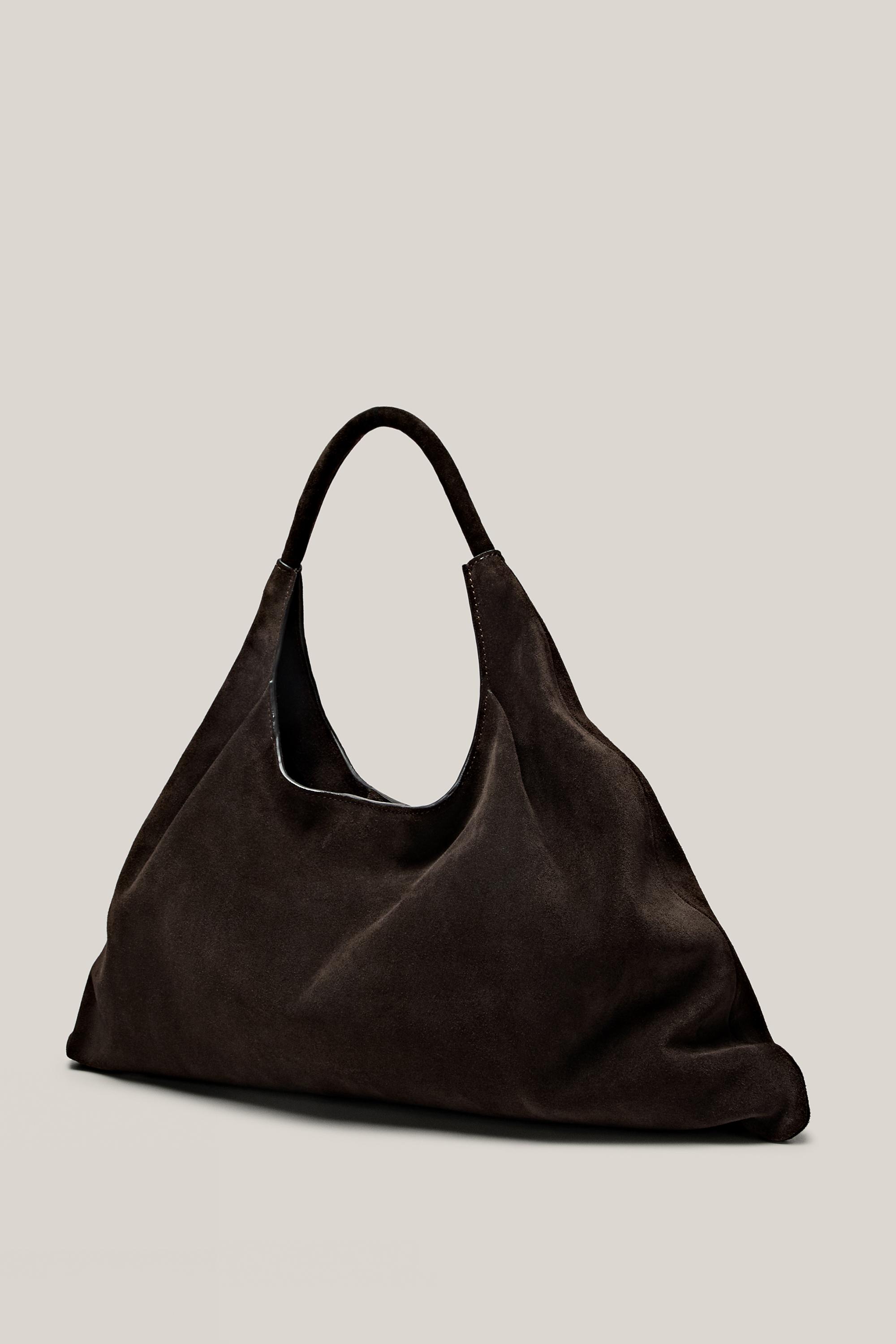 Medium split leather shopper bag - LIMITED EDITION