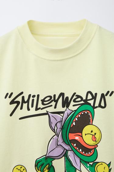 T-SHIRT IMPRIMÉ SMILEYWORLD ® - Jaune de Zara - Image 2