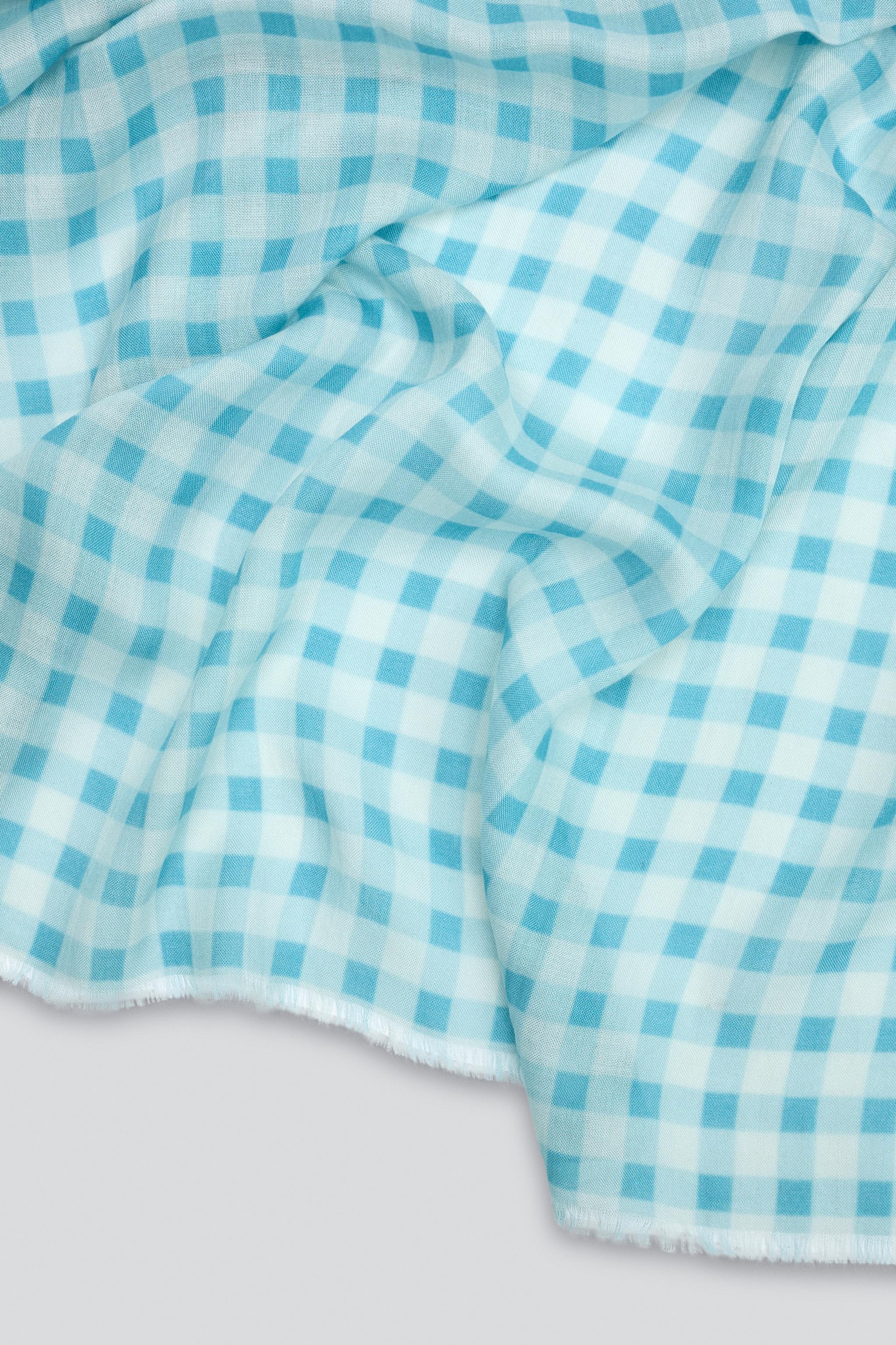 FOULARD GRAND LÉGER carreaux