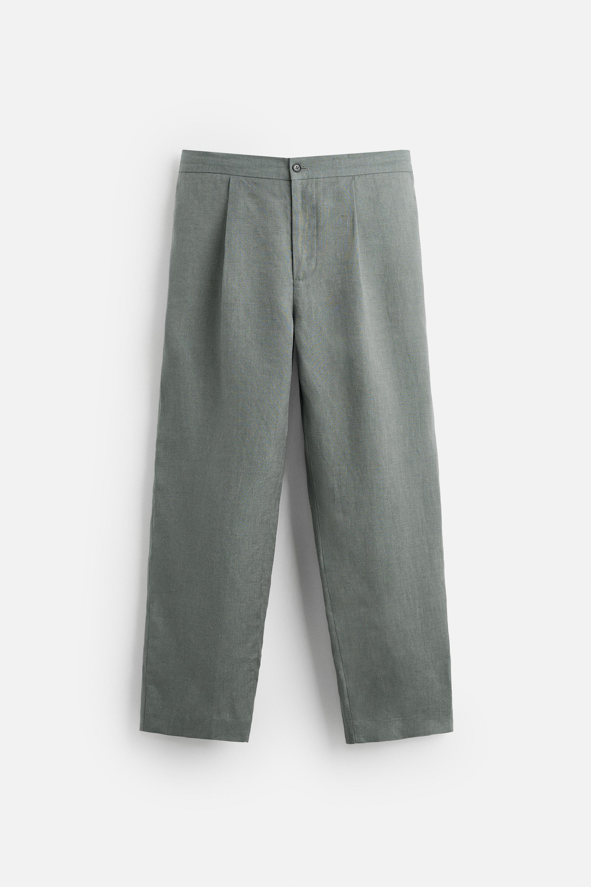 PANTALON DE COSTUME 100 % LIN