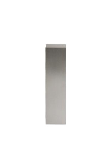 PEDESTAL AUS GEBÜRSTETEM EDELSTAHL | STUDIO MARY LENNOX - Stahlgrau von Zara
