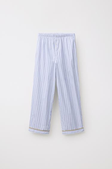 PANTALÓN PIJAMERO RAYAS LIMITED EDITION - rayas de Zara - Imagen 0