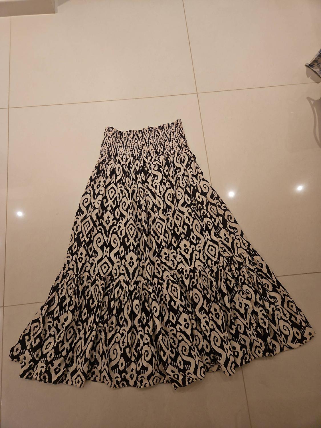 PRINTED MIDI SKIRT - Image 2
