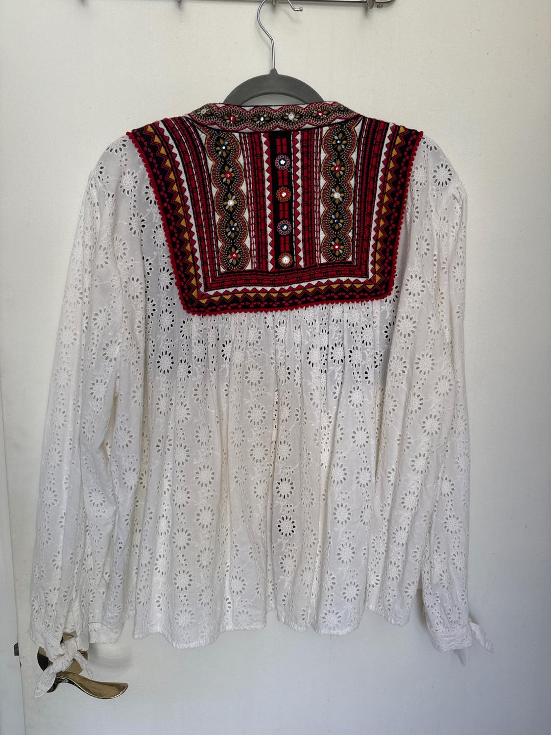 CHAQUETA BORDADO PECHERA - Image 2