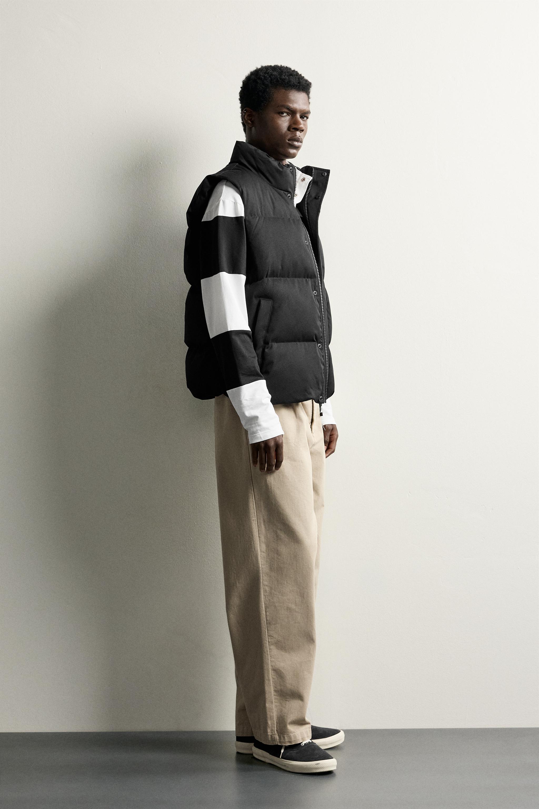 Zara REGULAR FIT ŞİŞME YELEK görsel 4