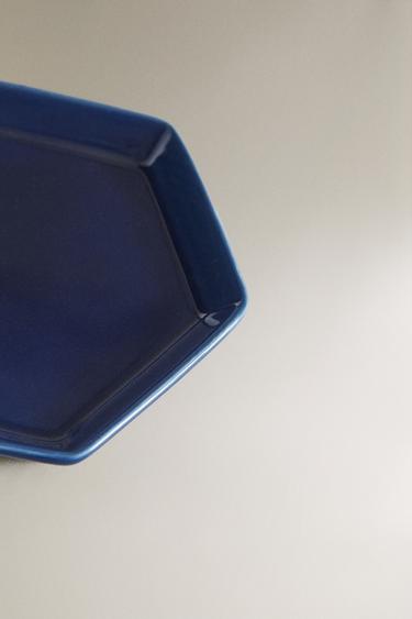 PETITE ASSIETTE CÉRAMIQUE HEXAGONE X FANGLU LIN - Bleu de Zara - Image 2