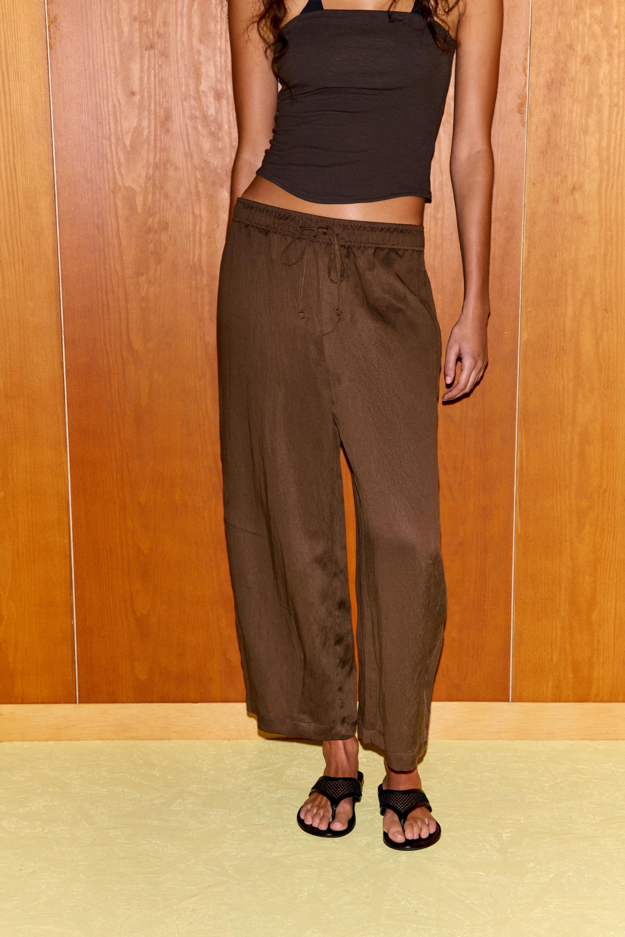 BALLOON PYJAMA-STYLE TROUSERS