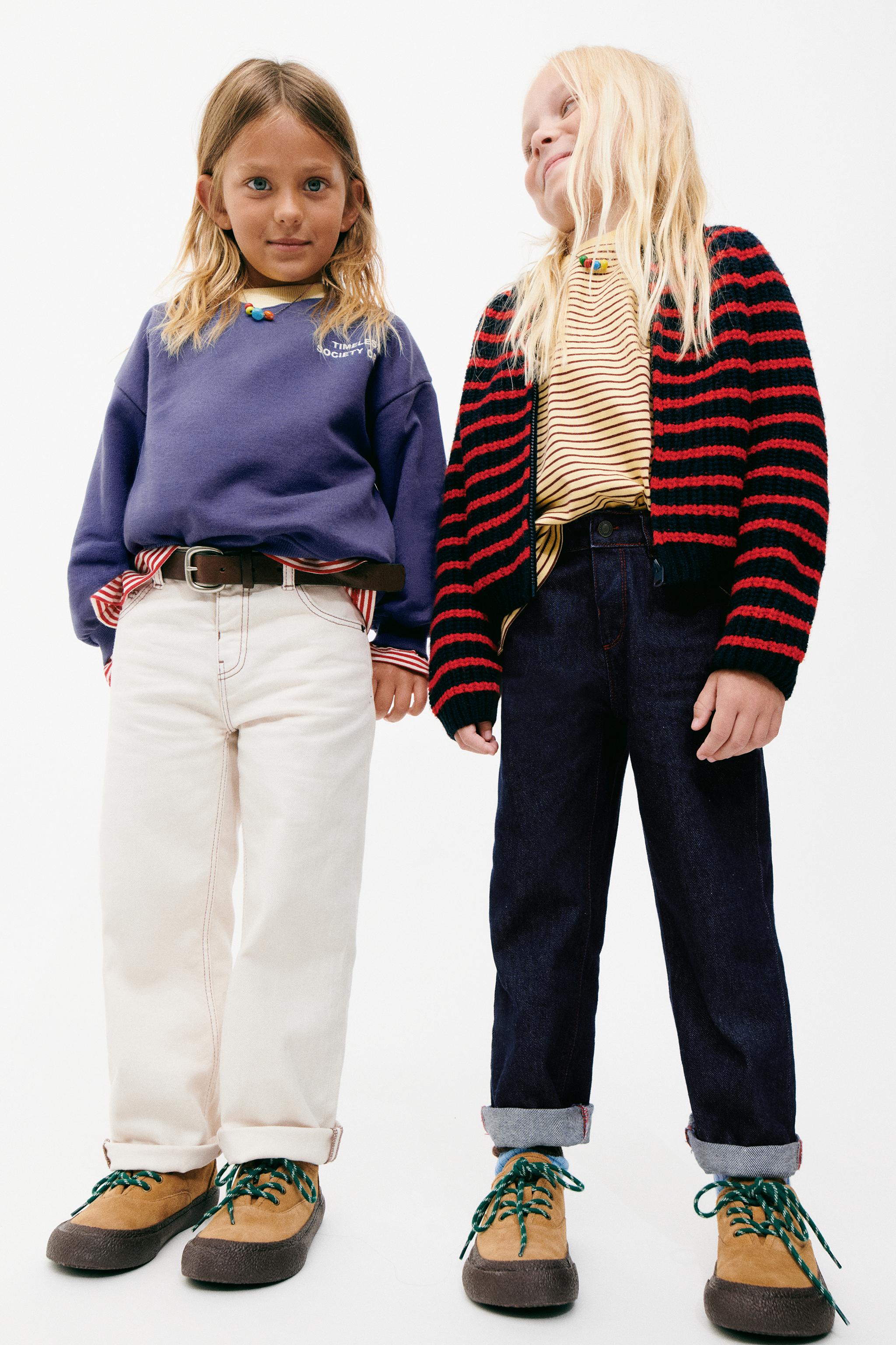 ZARA TIMELESS - STRAIGHT TWILL PANTS WITH CONTRAST TOPSTITCHING