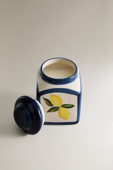 (320 G) BOUGIE PARFUMÉE CITRON SAUVAGE - Jaune citron de Zara - Image 1