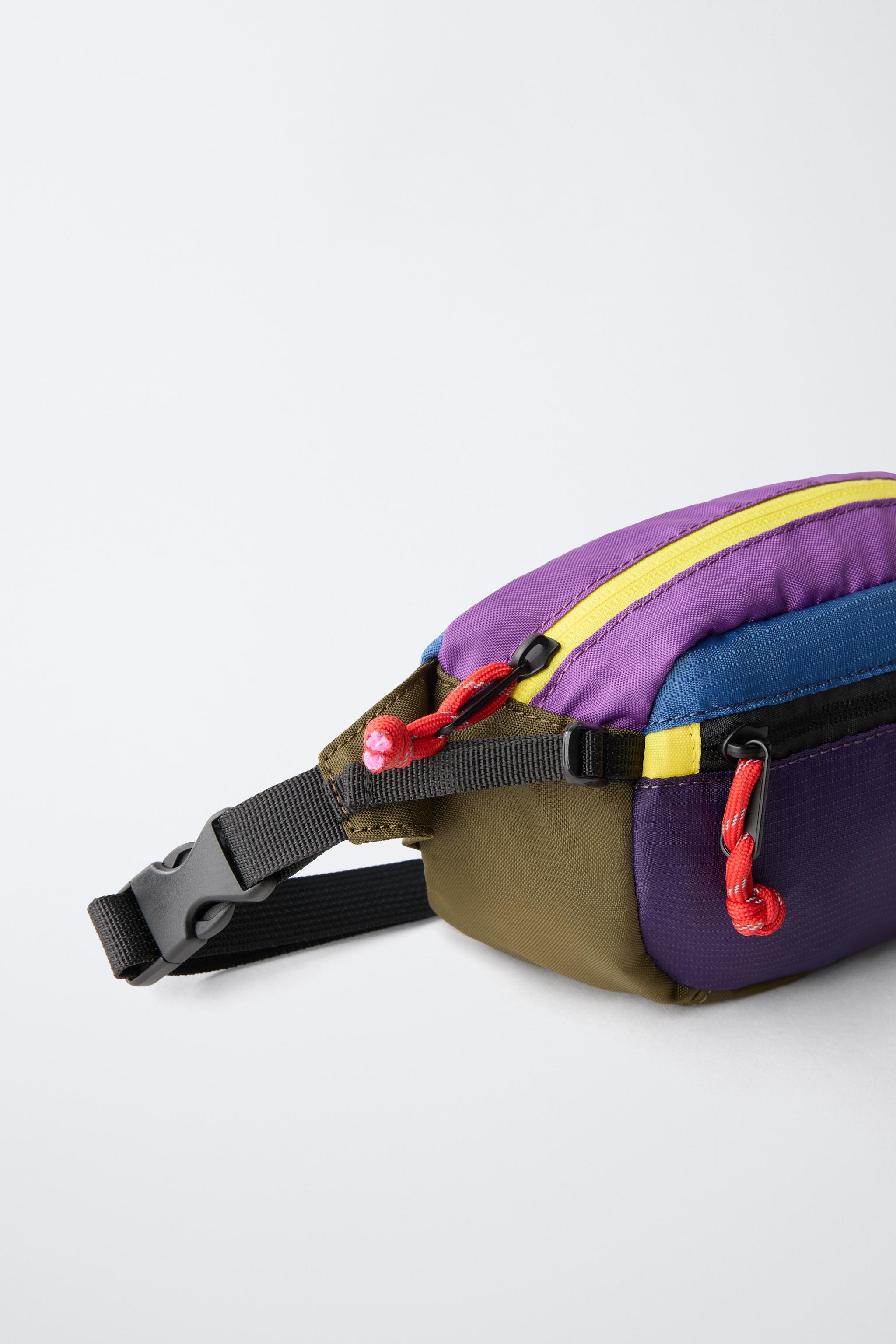 Multicolor Technical Belt Bag