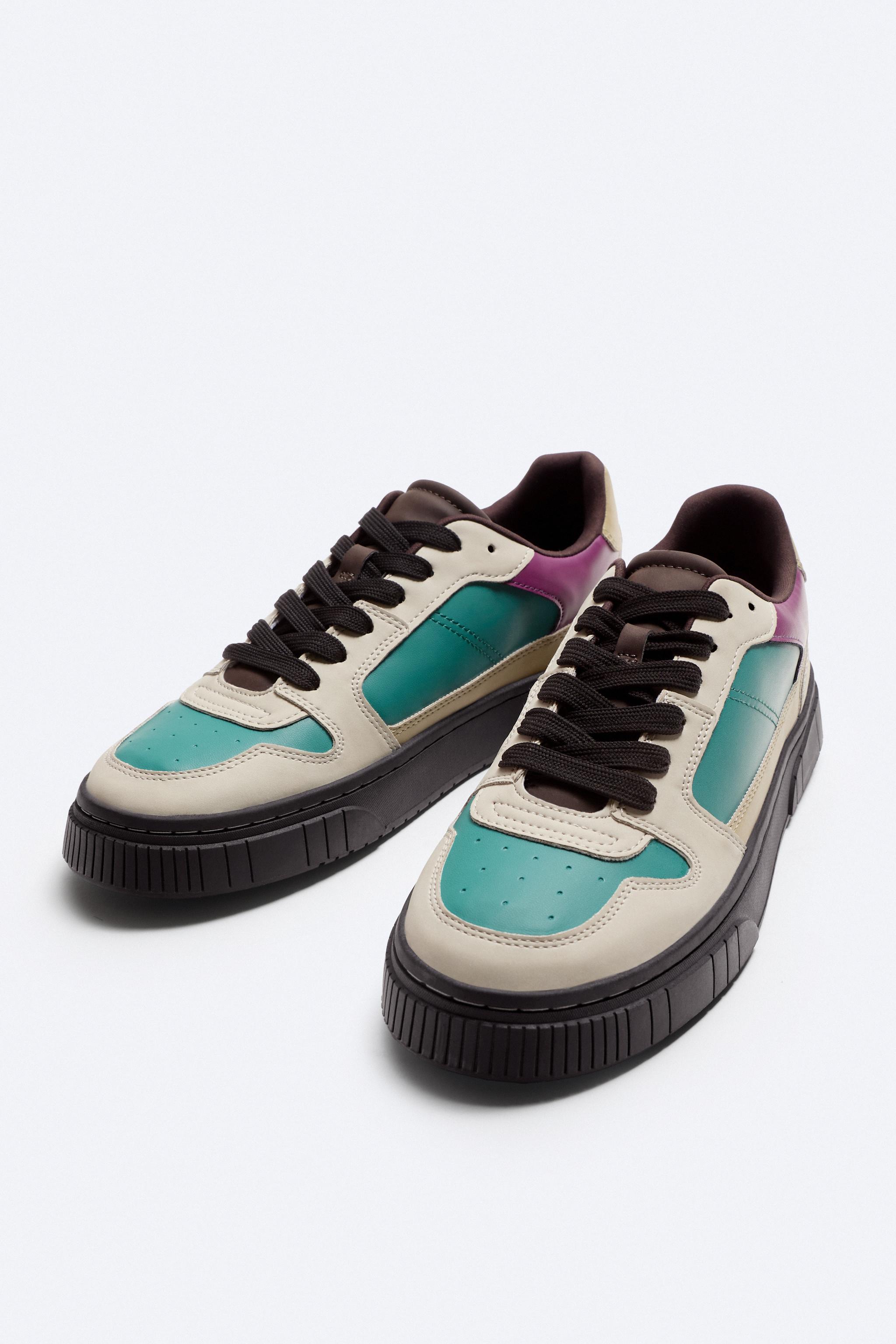 RETRO MULTI-PIECE SNEAKERS - Multicoloured | ZARA UAE - Dubai 