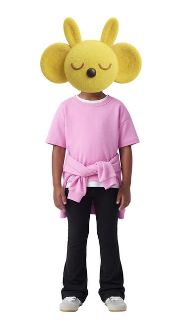 Zara PLAIN INTERLOCK T-SHIRT - Pink / Lilac