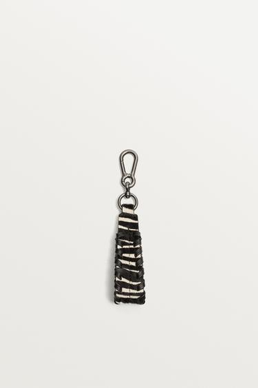 LEATHER KEY RING - Multicoloured by Zara