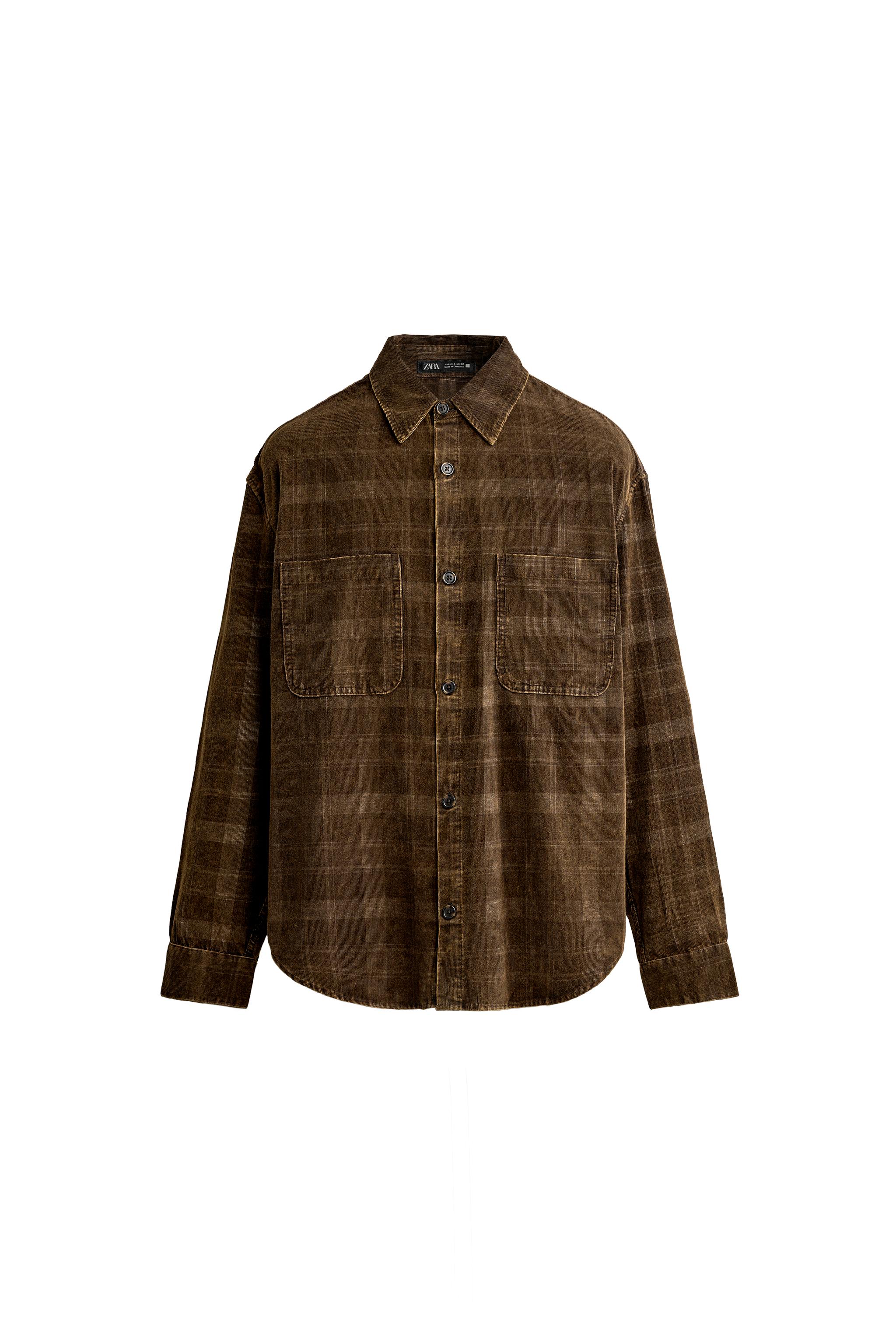 CAMISA CUADROS PANA LAVADA