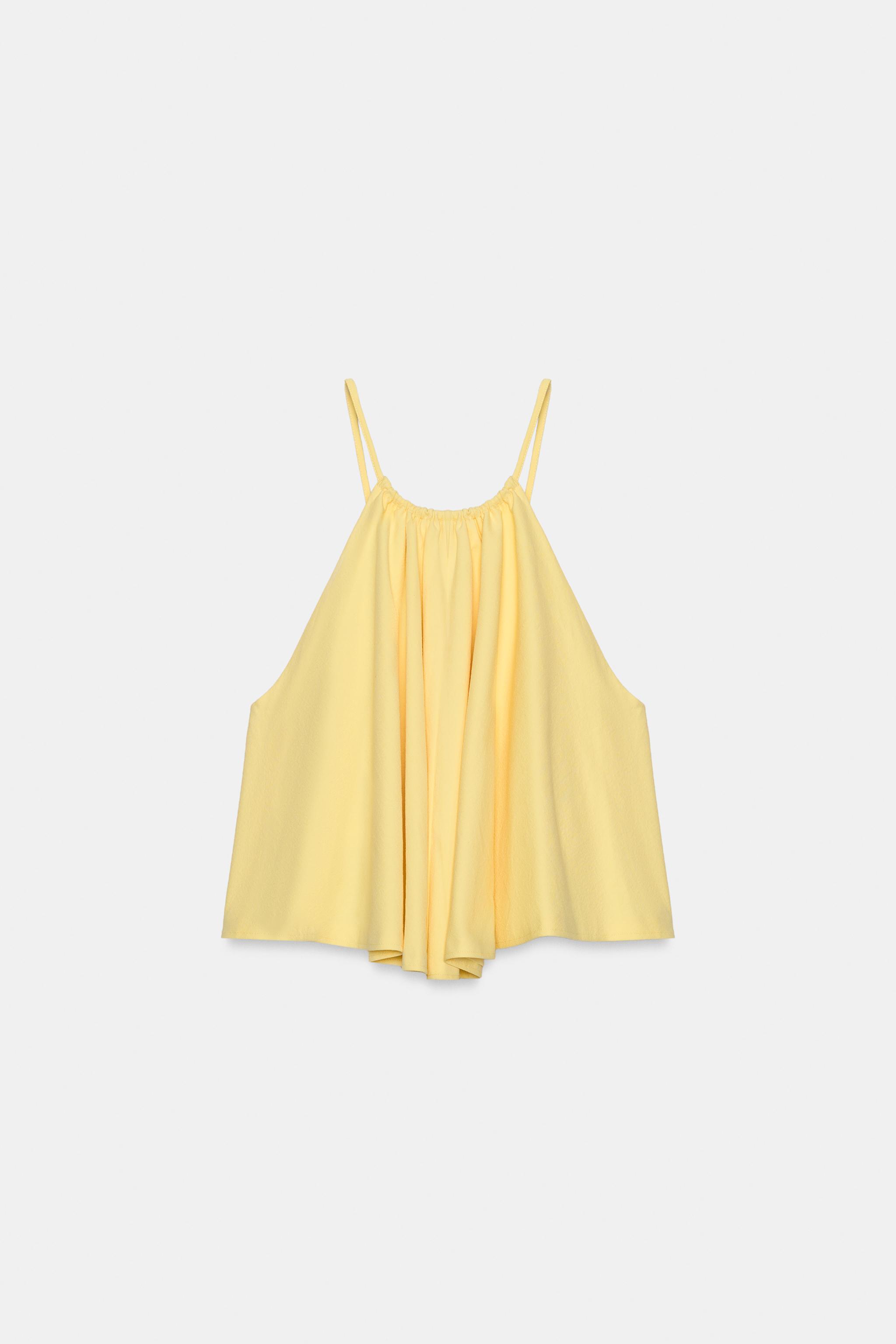 TOP HALTER EFFET VOLUME