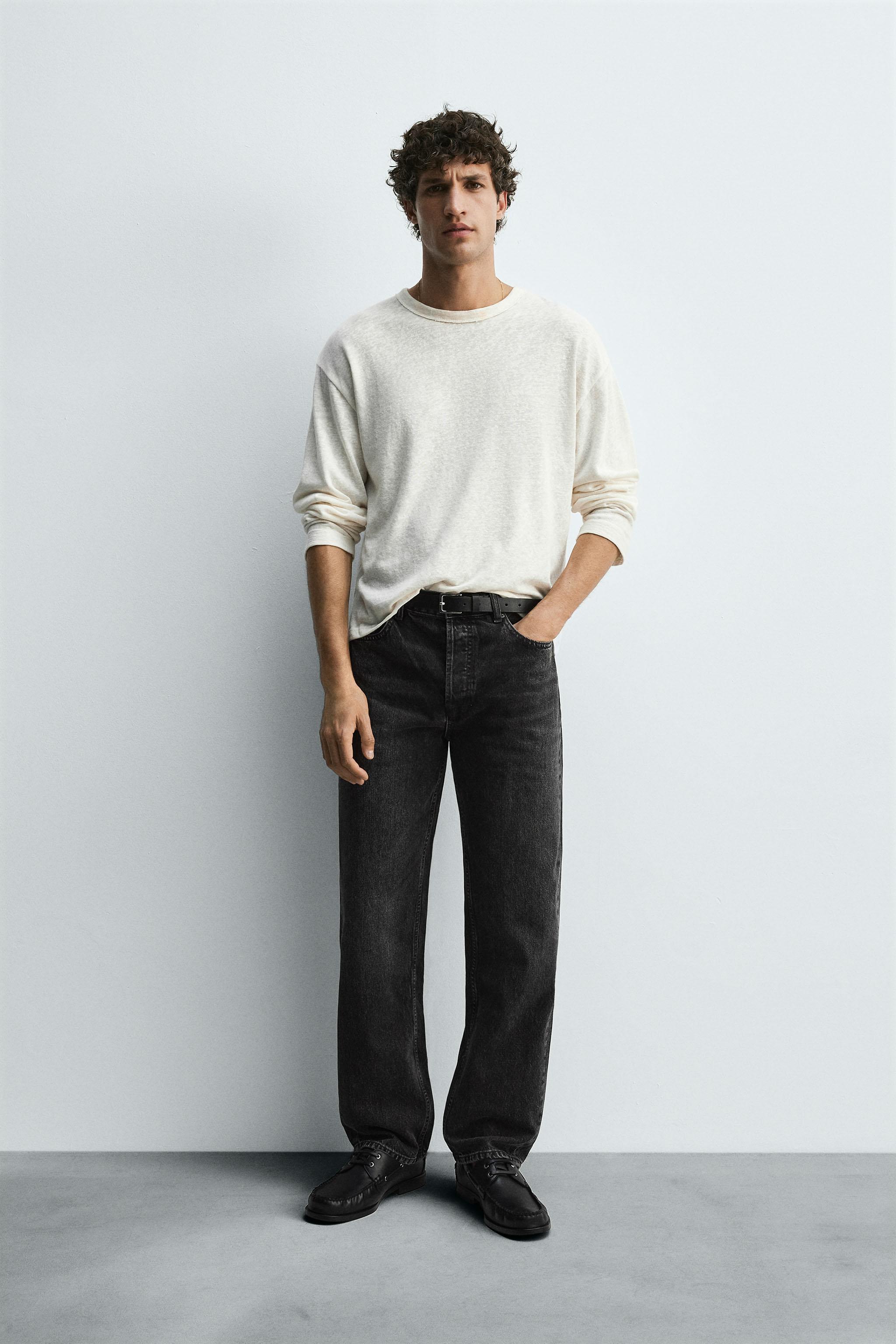 ストレートフィットジーンズ - カーボン | ZARA Japan / 日本