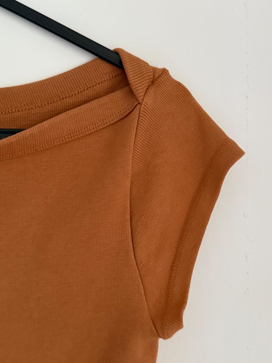 RIBBED BOAT NECK TOP - Image 4