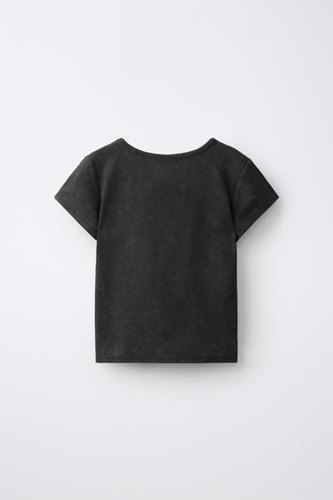 STUDDED STAR T-SHIRT — Anthracite grey 2