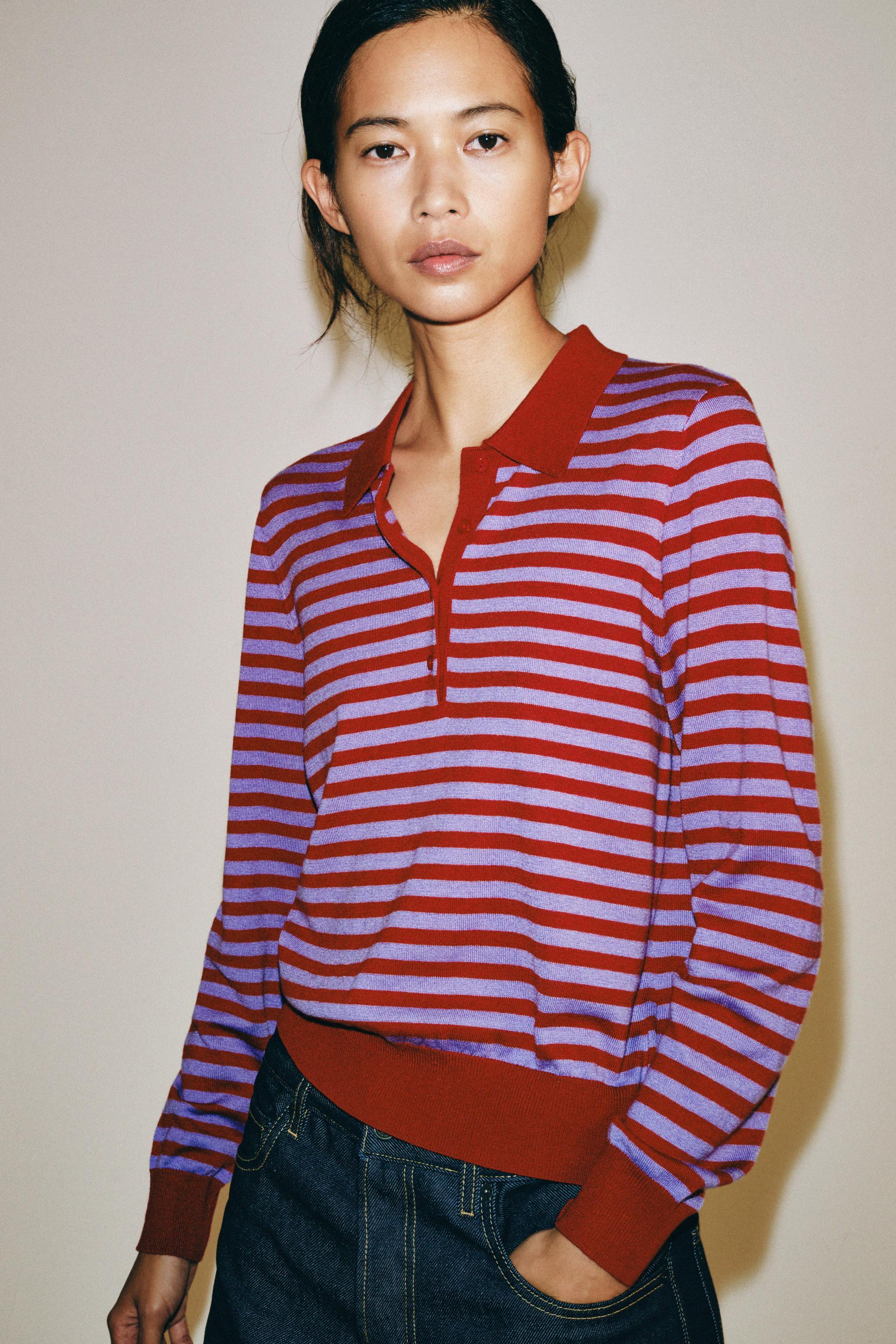 STRIPED POLO