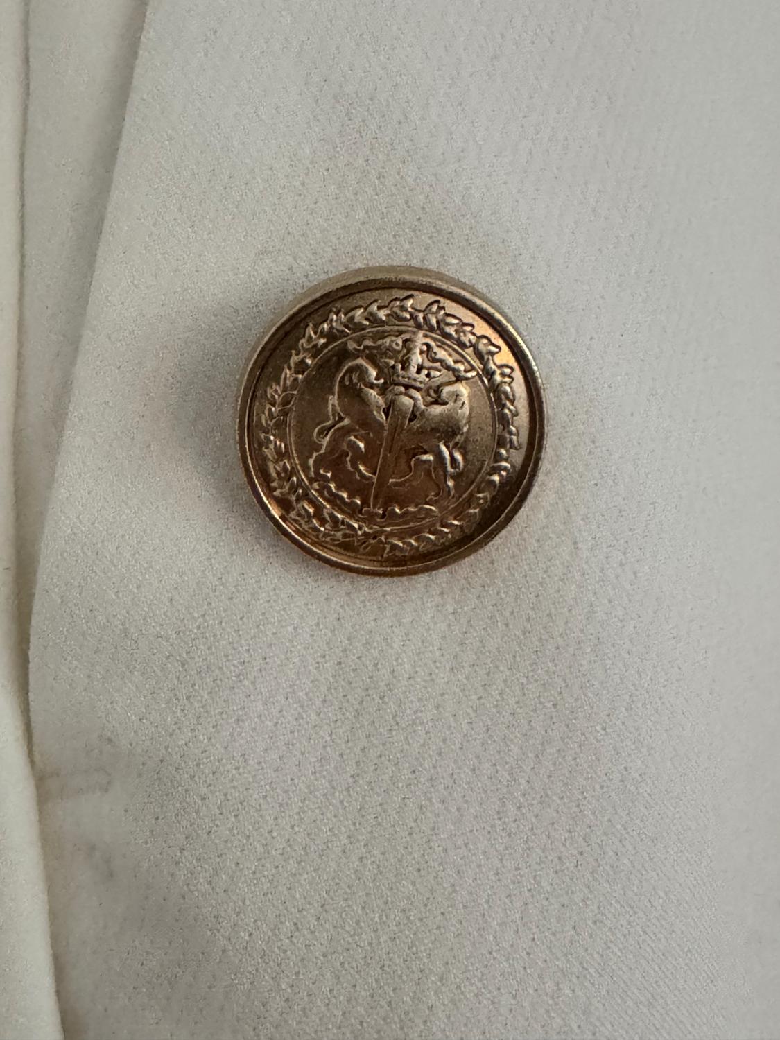 STRAIGHT TROUSERS WITH METAL BUTTONS - Image 3