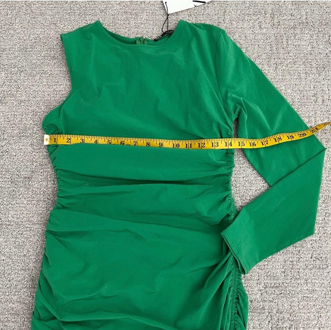 RUCHED ASYMMETRIC DRESS - Image 4