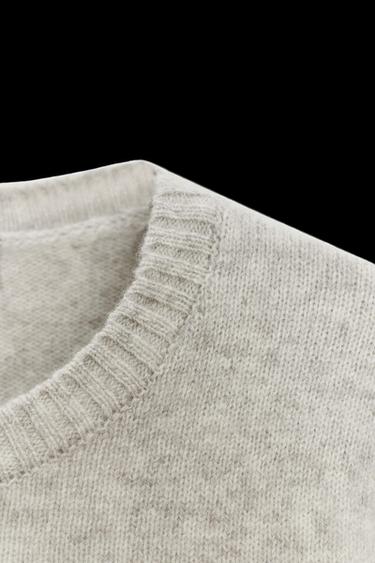 JERSEY BÁSICO 100% LANA - Arena / Vigoré de Zara