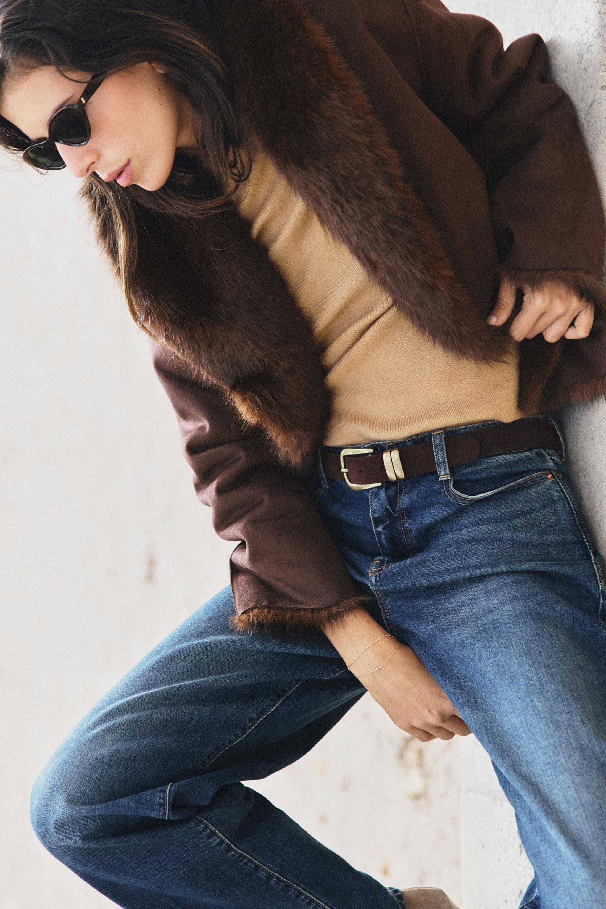 REVERSIBLE FAUX FUR JACKET