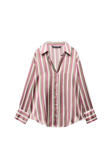 FLOWING SATIN SHIRT